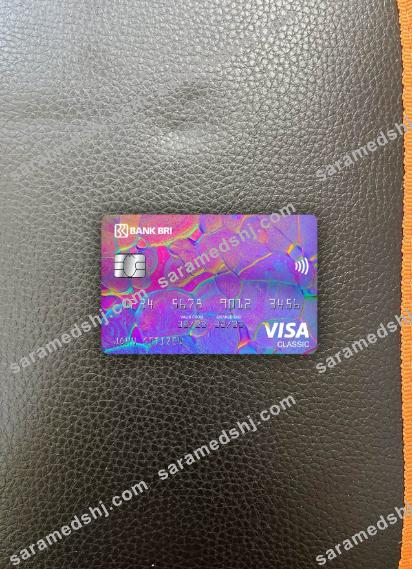 Indonesia Bank Rakyat Indonesia (BRI) visa classic card photolook front